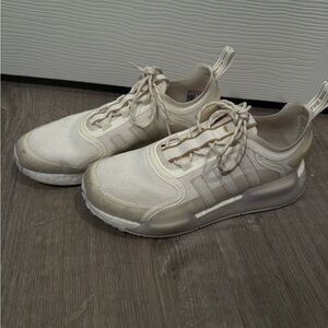 Adidas Beige Athletic Shoes